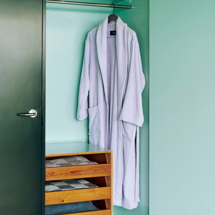 Hay - Mono Bathrobe, lavender