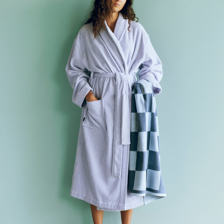 Hay - Mono Bathrobe, lavender