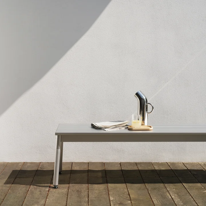 Ex garden bench, 173 x 42 cm, aluminum from Normann Copenhagen