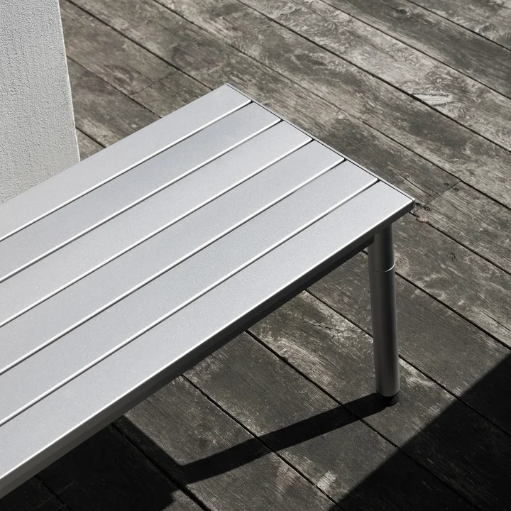 Ex garden bench, 173 x 42 cm, aluminum from Normann Copenhagen