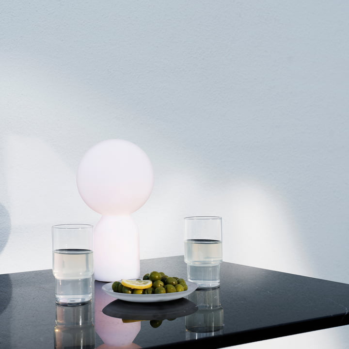 Yo LED table lamp with rechargeable battery from Normann Copenhagen