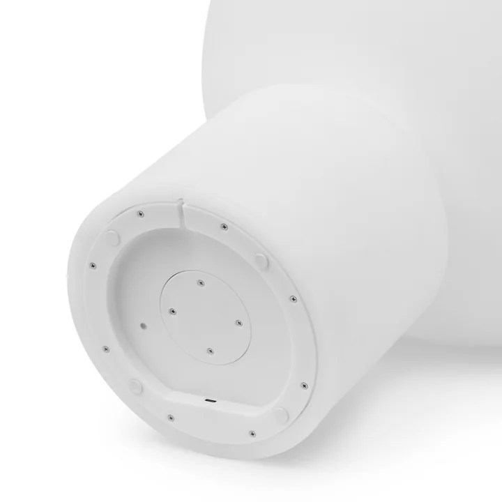 Yo LED table lamp with rechargeable battery, white, large, H 60 x Ø 40 cm by Normann Copenhagen