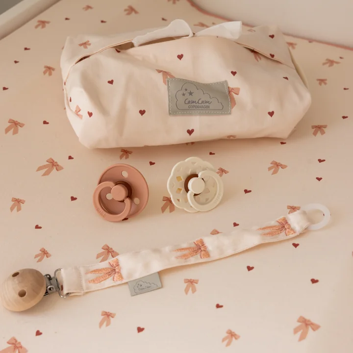 Cam Cam Copenhagen - Cover for wet wipes, bows