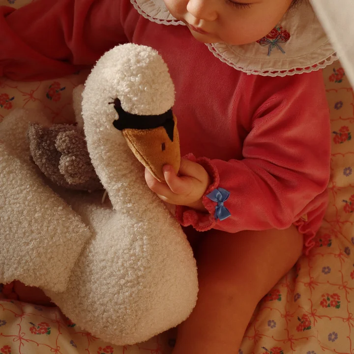 Konges Sløjd - Music cuddly toy swan