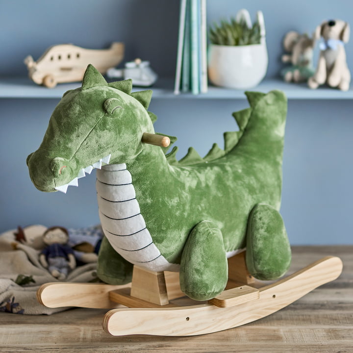 Bloomingville Mini - Arni Rocking toy, crocodile, green