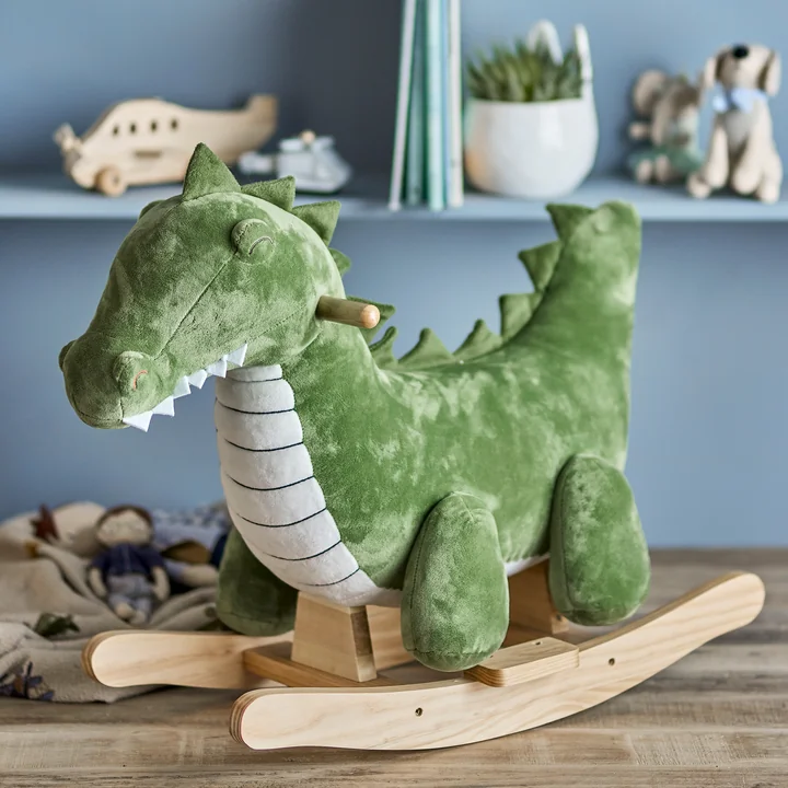 Bloomingville Mini - Arni Rocking toy, crocodile, green