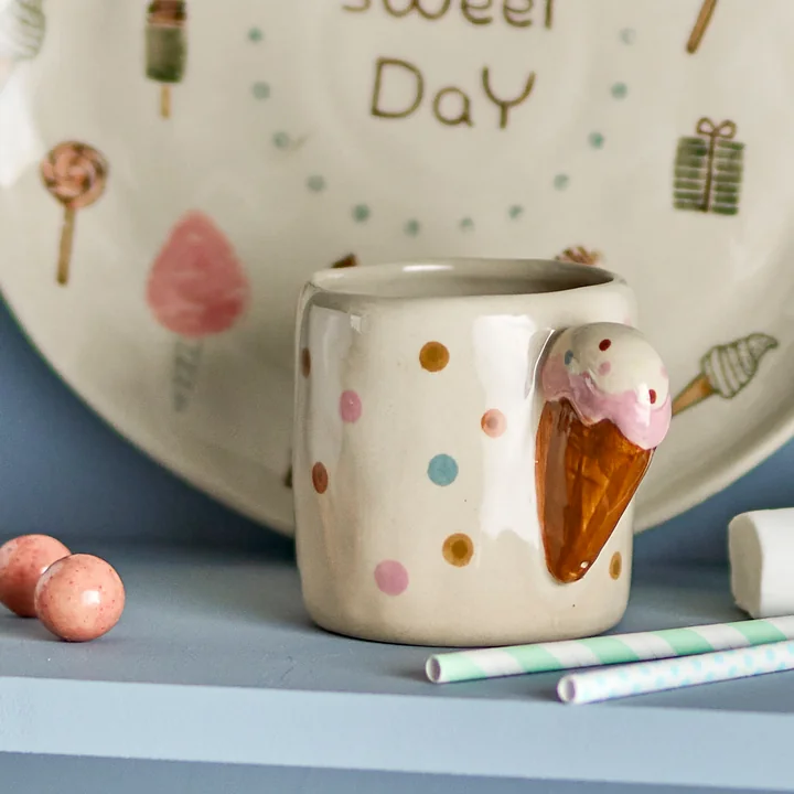 Bloomingville Mini - Creamy cup, multicolored