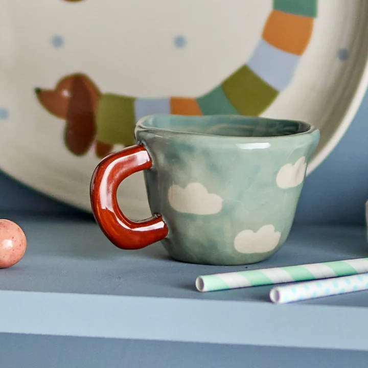 Bloomingville Mini - Nini cup, cloud, blue