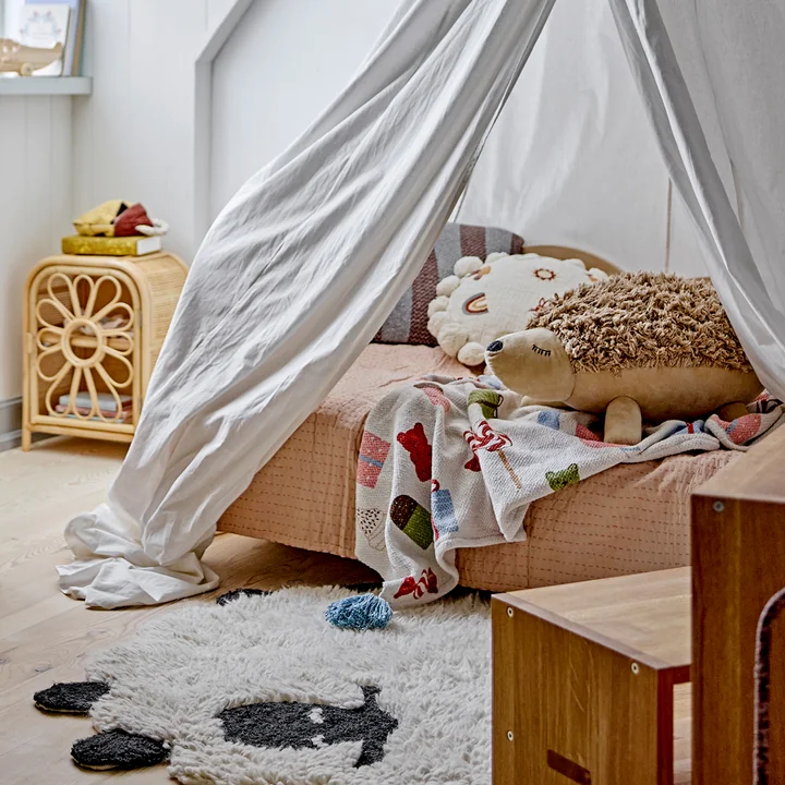 Bloomingville Mini - Sweets blanket, 130 x 160 cm, multicolored