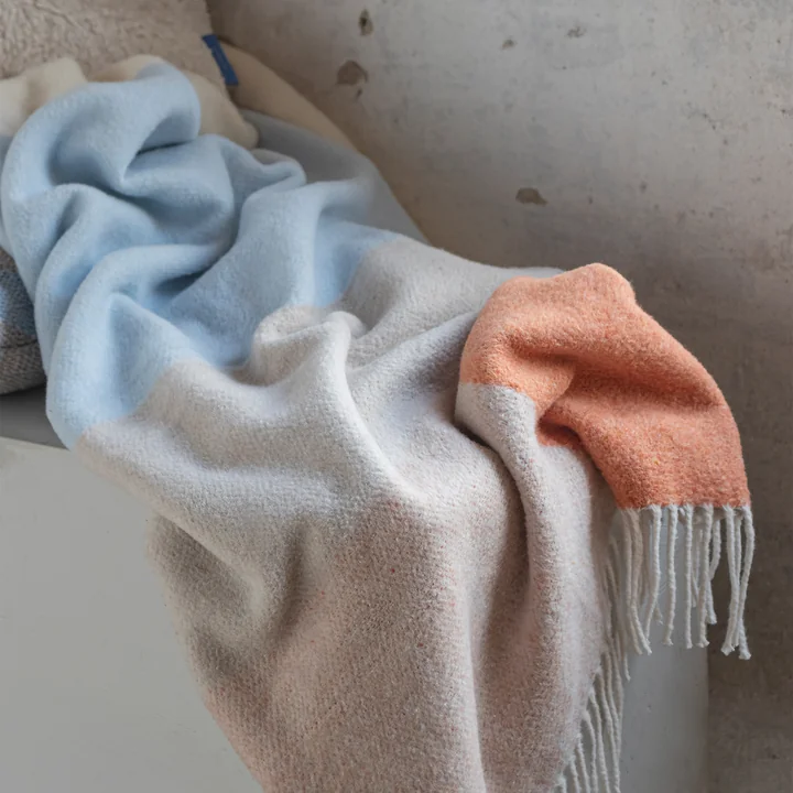 Mette Ditmer - Brick blanket 190 x 125 cm, light yellow