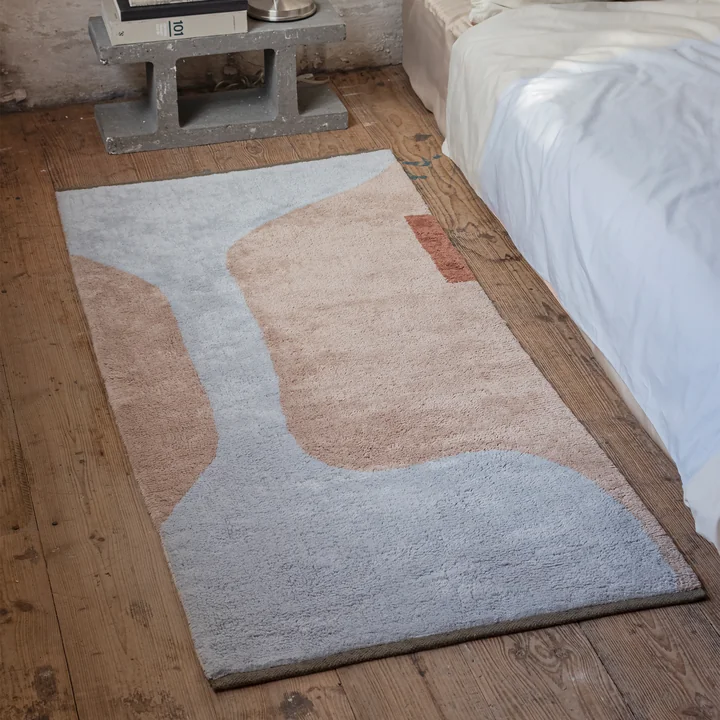 Mette Ditmer - Figura Rug, 150 x 70 cm, light blue