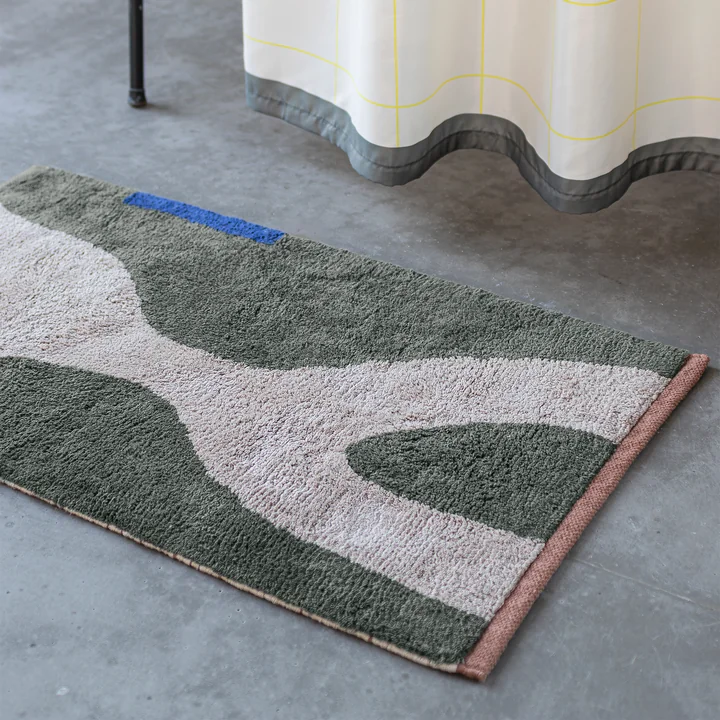 Mette Ditmer - Figura Rug, 80 x 50 cm, dark olive