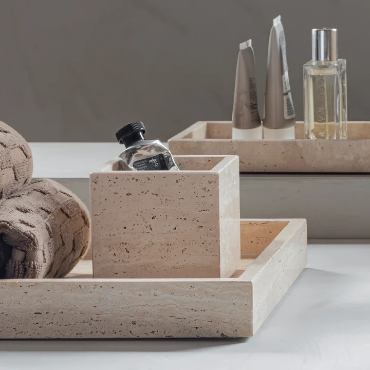 Mette Ditmer - Travertine Cube, linen