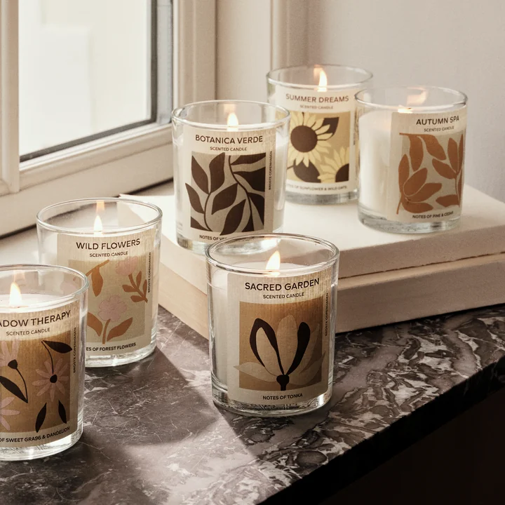 Broste Copenhagen - Scented candles, Ø 7.4 x H 8.3 cm