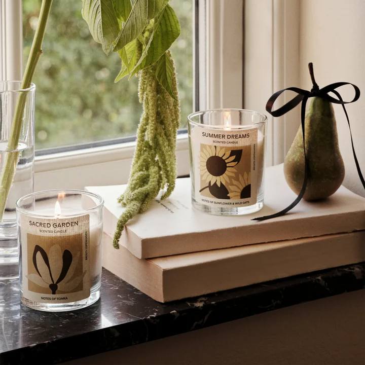 Broste Copenhagen - Scented candles, Ø 7.4 x H 8.3 cm