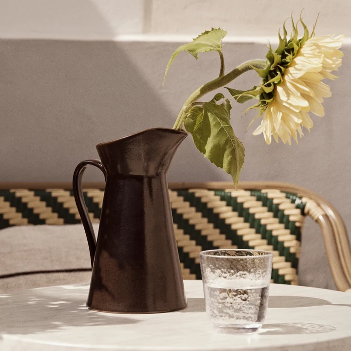 Broste Copenhagen - Jenna Jug, 1.3 l, antique brown