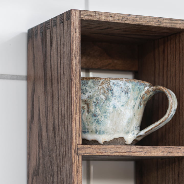 Mette Ditmer - Showcase wall shelf 92 x 40 cm, dark oak