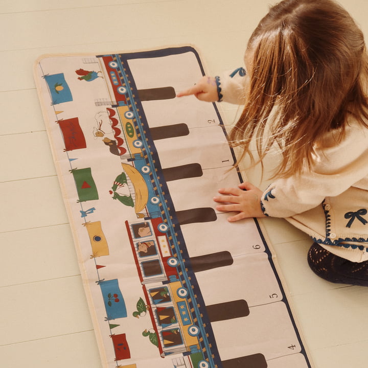 Music blanket for the floor, multi by Konges Sløjd