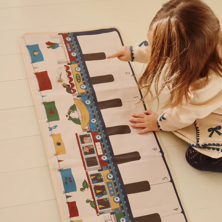 Music blanket for the floor, multi by Konges Sløjd
