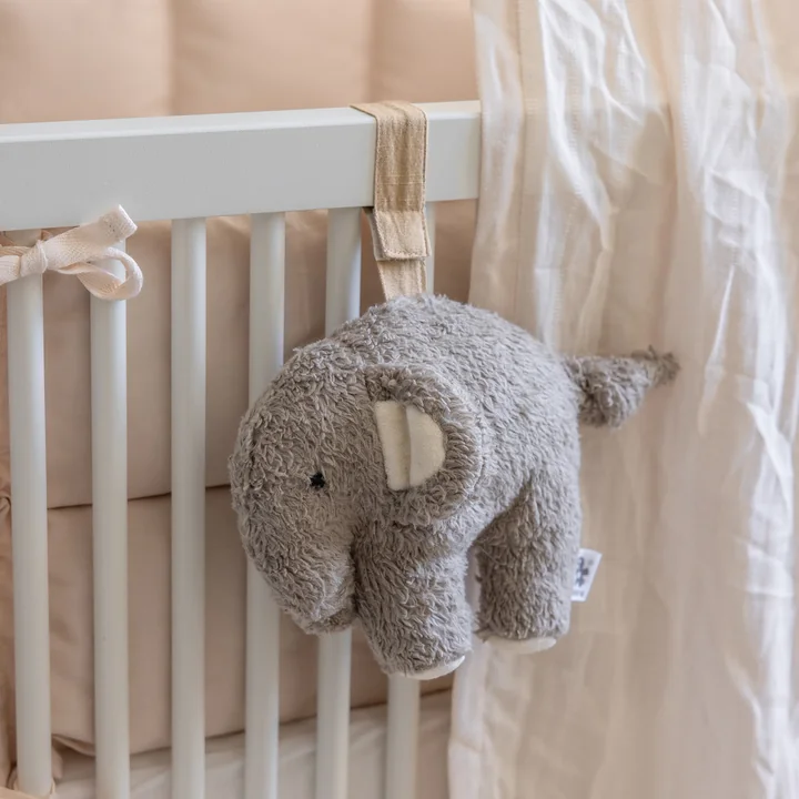 Sebra - Music box, elephant, gray