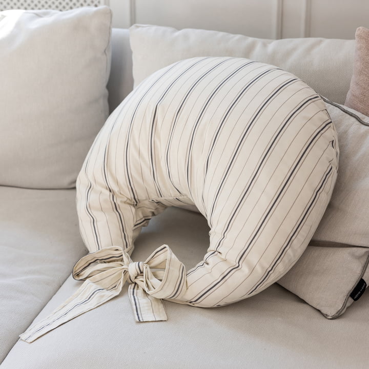 Sebra - Nursing cushion, cream stripe, beige