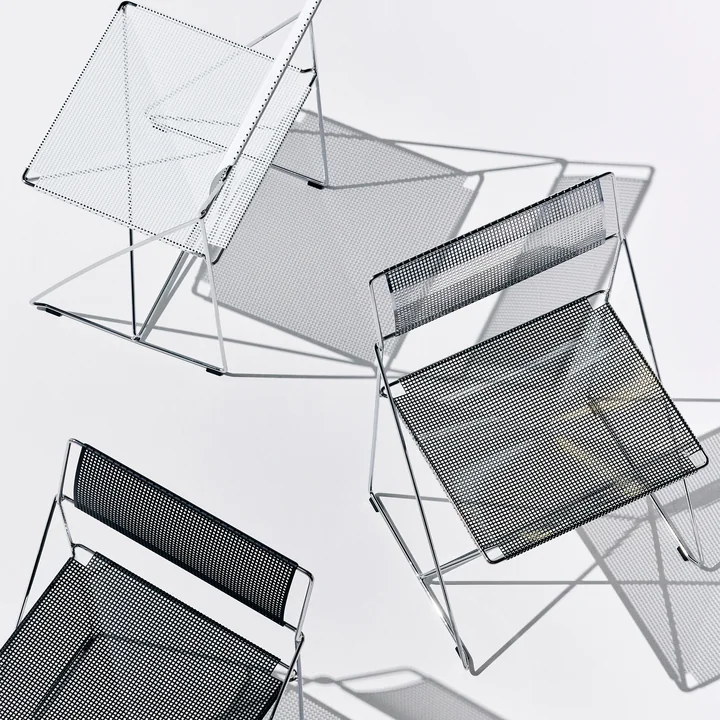 HAY - X-Line chair, indoor, chrome-plated