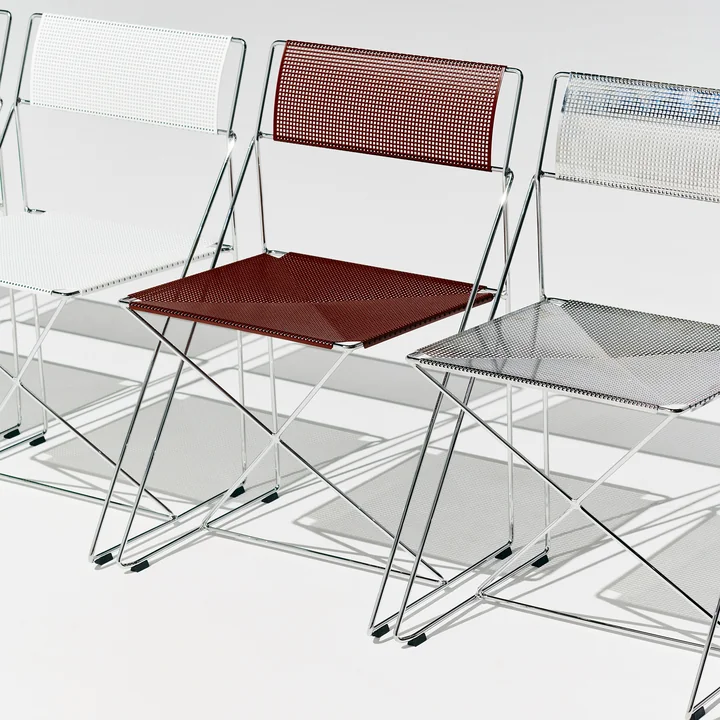 HAY - X-Line chair, indoor, chrome-plated