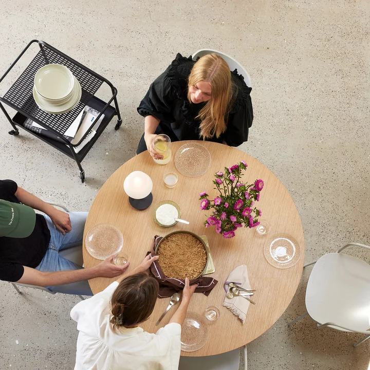 Hübsch Interior - Push serving trolley with castors