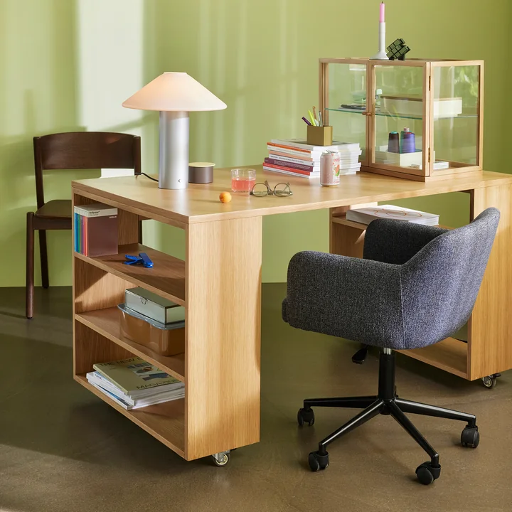Hübsch Interior - Utility desk with castors