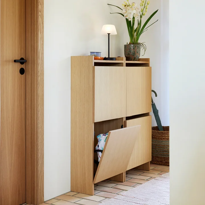 Hübsch Interior - Forma shoe cabinet, oak