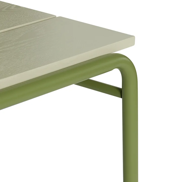 Hübsch Interior - Koi bench, green / gray