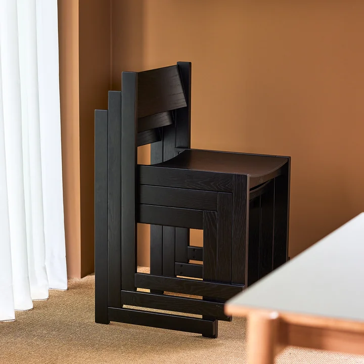 Hübsch Interior - Forma dining chair, black oak