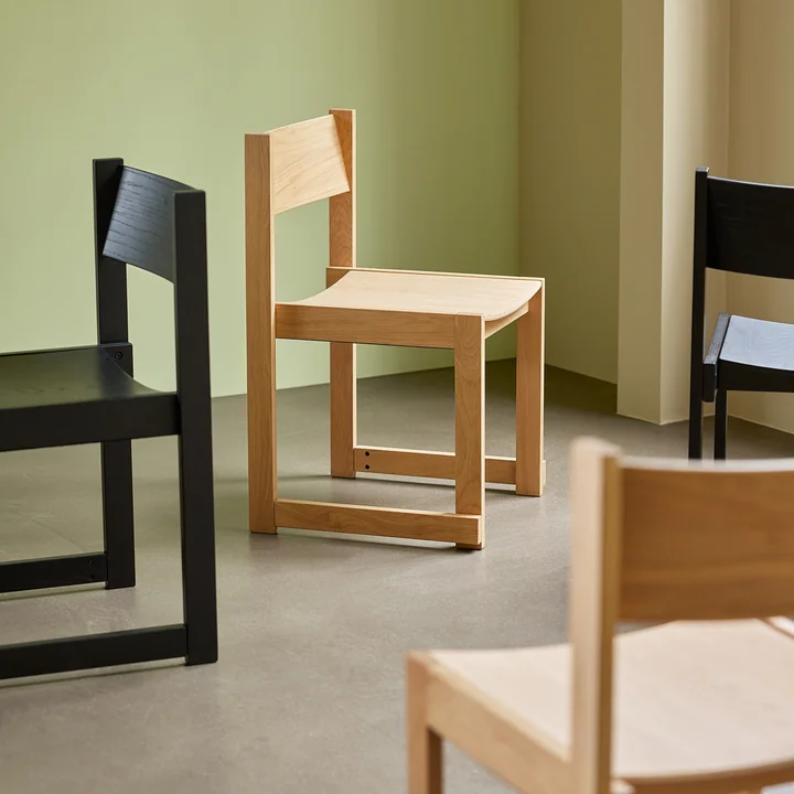 Hübsch Interior - Forma dining chair, black oak
