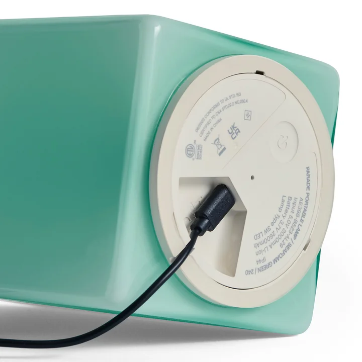 HAY - Parade Portable table lamp 240, seafoam green