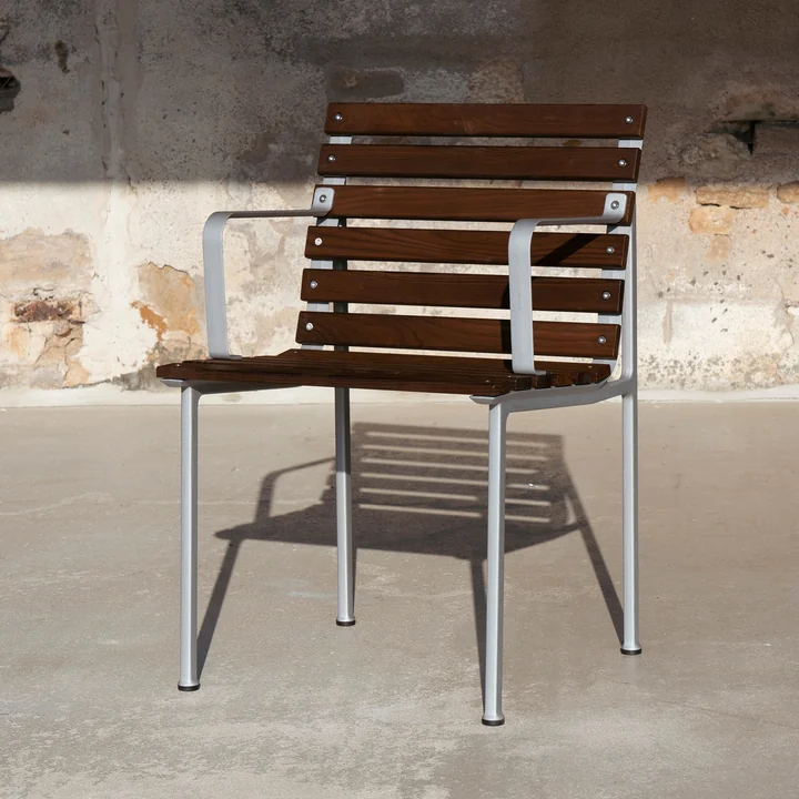 HAY - Traverse Armchair, aluminum / oiled ash