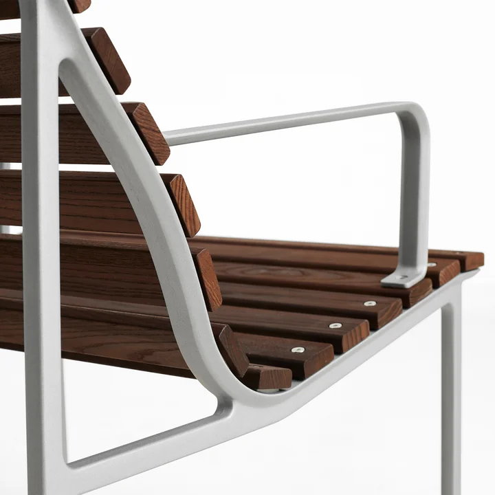 HAY - Traverse Lounge armchair, aluminum / oiled ash