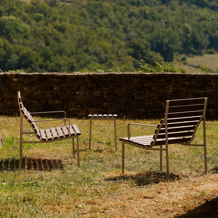 HAY - Traverse Lounge armchair, aluminum / oiled ash