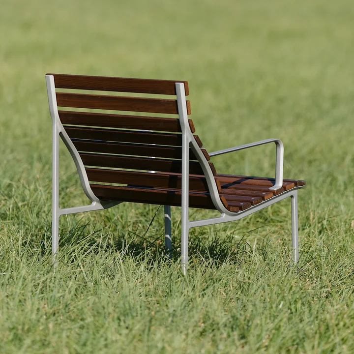 HAY - Traverse Lounge armchair, aluminum / oiled ash