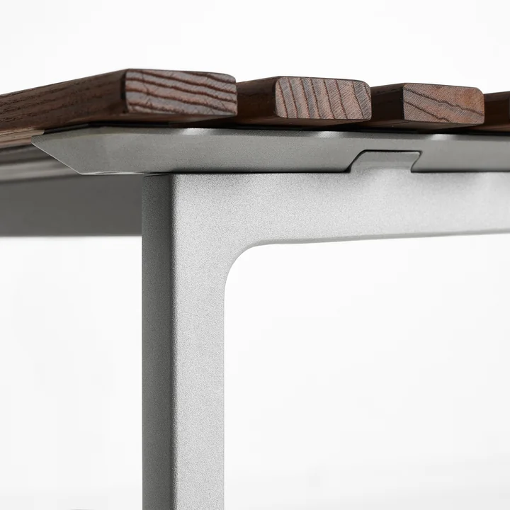 HAY - Traverse table, aluminum / oiled ash