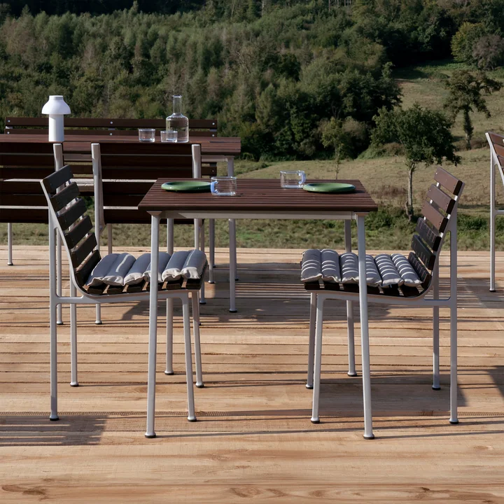 HAY - Traverse collection, aluminum / oiled ash