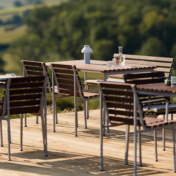 HAY - Traverse collection, aluminum / oiled ash