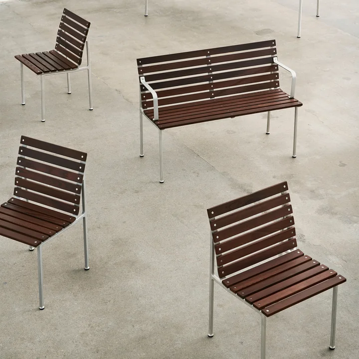 HAY - Traverse Collection, aluminum / oiled ash