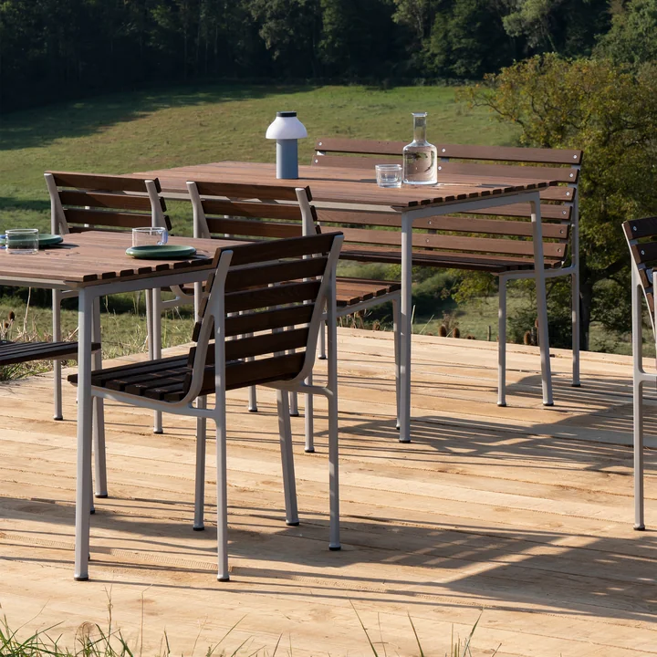 HAY - Traverse collection, aluminum / oiled ash