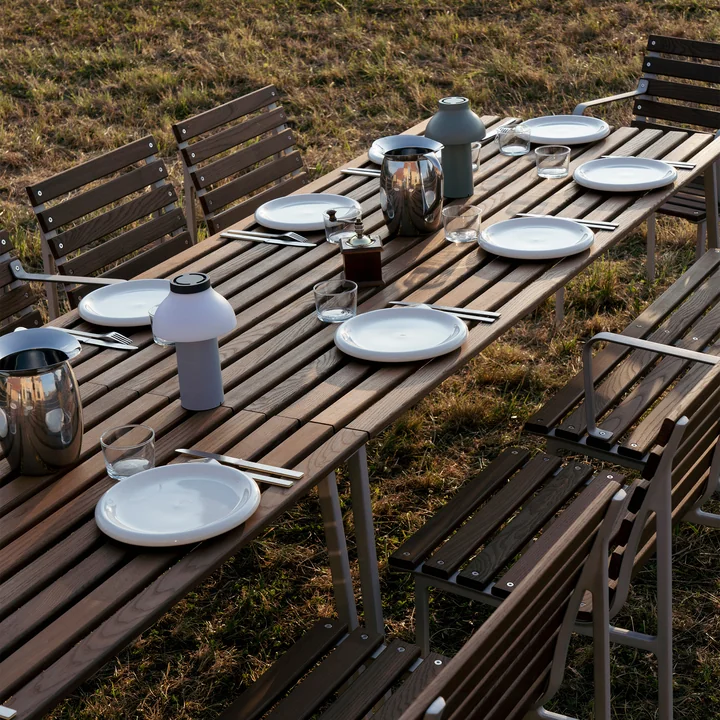 HAY - Traverse collection, aluminum / oiled ash