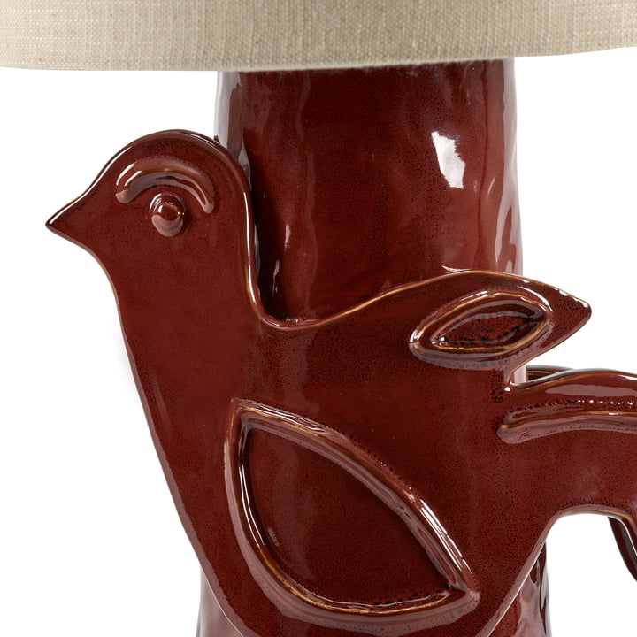 Serax - Paloma Table lamp, red / beige