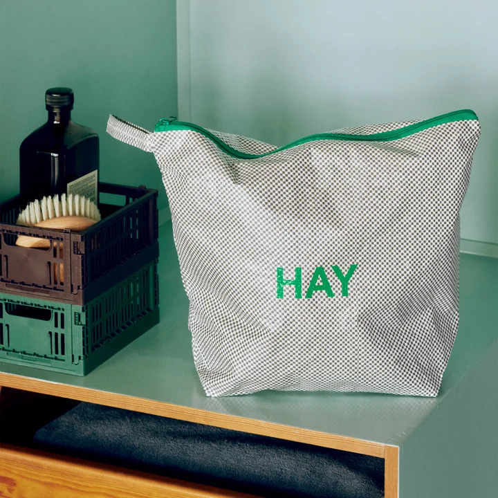 HAY - Candy Mono Toiletry bag, wash, gray