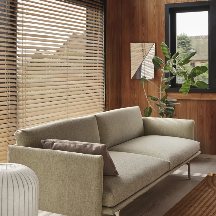 Muuto - Gauze wall mirror, polished steel