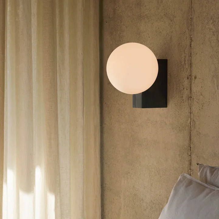 & Tradition - Journey SHY2 Wall light, steel blue / opal glass