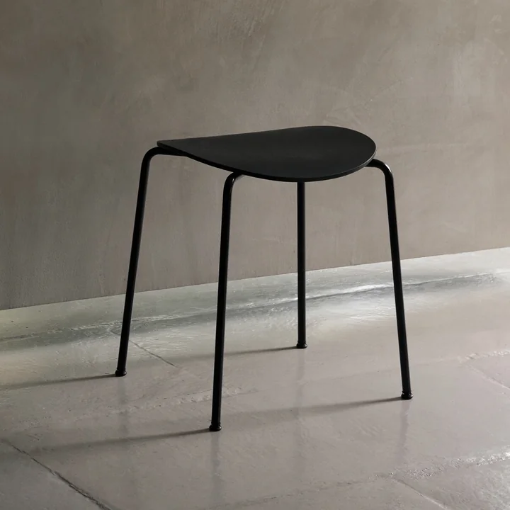 & Tradition - Pavilion AV36 Stool, H 46 cm, black oak
