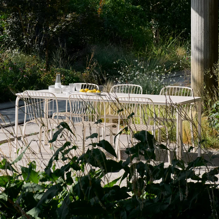 & Tradition - Thorvald SC99 Garden table, 220 x 90 cm, ivory